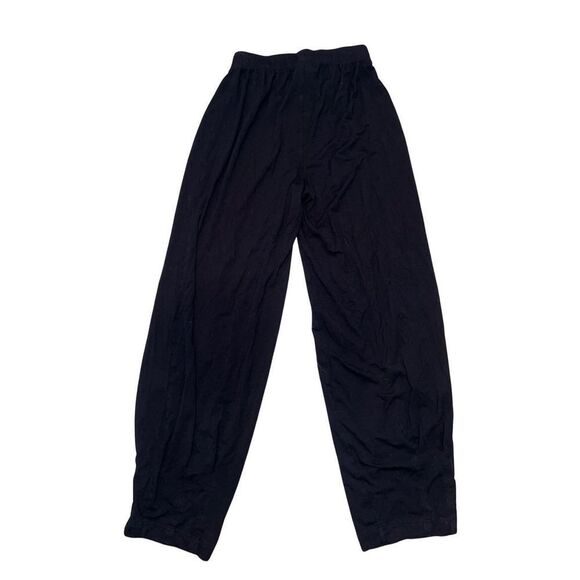 Q’Neel Black Elastic High Waist Jogger Type Linen Pants Women size 8 - Picture 13 of 14